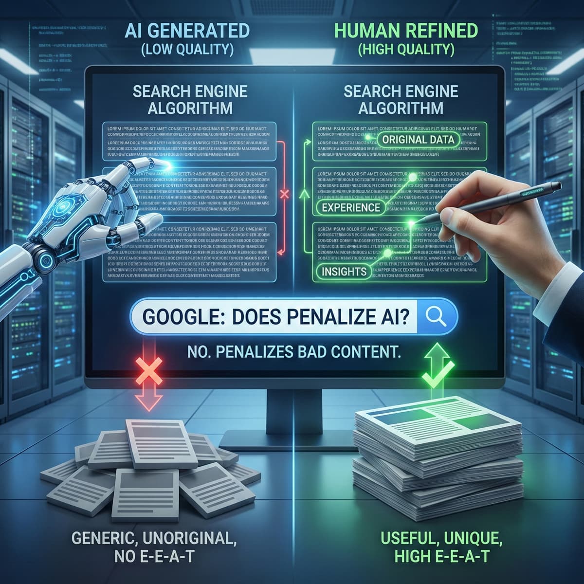 AI-Generated Content and SEO: Does Google Penalize AI Writing?