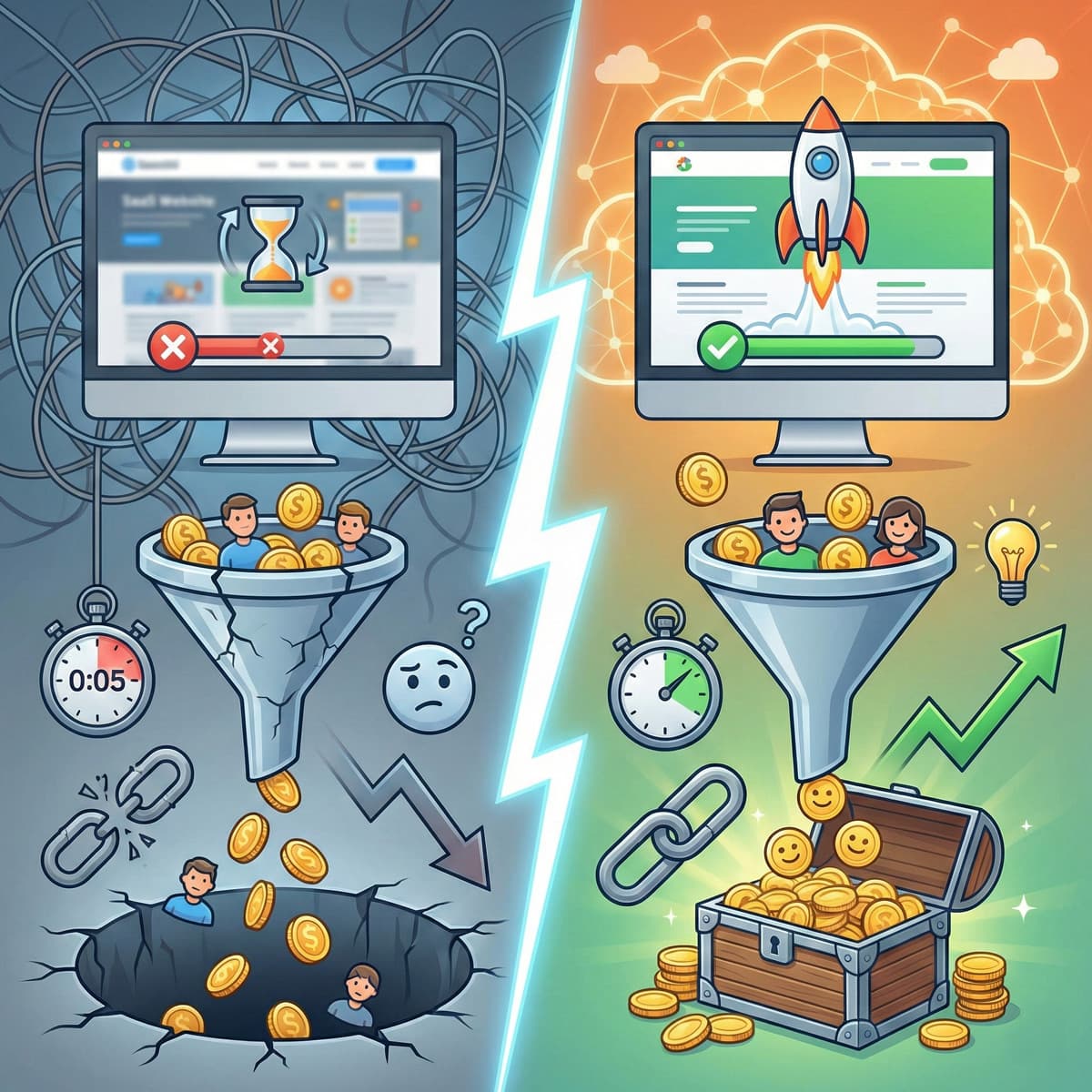 SaaS Website Conversion Playbook: Fix the First 5 Seconds