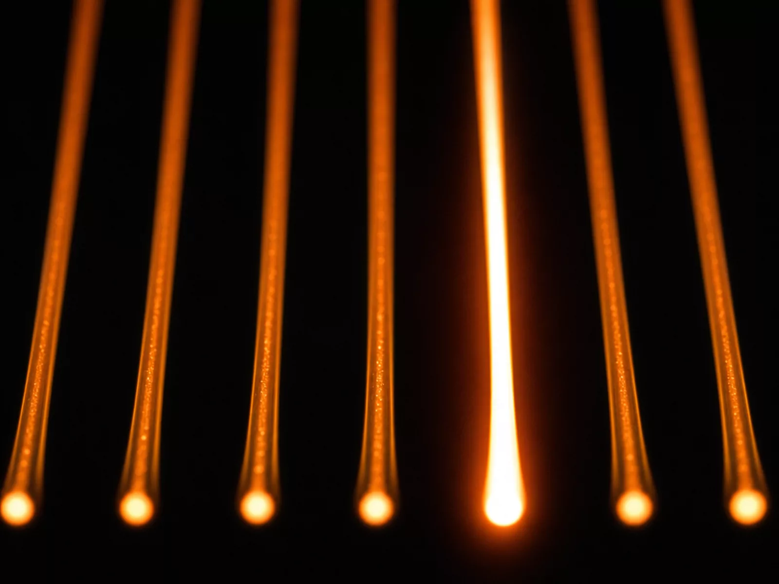 Eight strands, one burning brighter